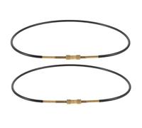 OFFSCH 2 Pezzi Cordiera Per Basso 4/4 Acciaio Sostituzione Cavo Della Coda Del Basso Accessori Musicali