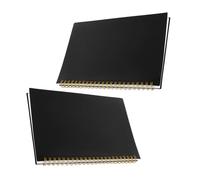 OFFSCH 2 Pezzi Home Budget Ledger Book With Sturdy PP Cover Twin-wire Bound Expense Tracker Notebook For Small Business Finance Planning And Bookkeeping Records