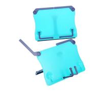 OFFSCH 2 Pezzi Leggio da Tavolo per Supporto Pieghevole in Abs Regolabile per Spartiti Musicali Libri di Cucina e Testi Portatile e Leggero per Studio e Scuola