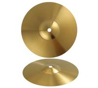 OFFSCH 2 Pezzi Piatti Musicale jazz piatto della campana del tamburo tamburellare piatto a percussione incidente Poccali per tamburi piatto crash ottone