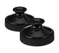 OFFSCH 2 Pezzi Silenziatore per Sax Contralto in Plastica Nero Riduttore di Rumore e Smorzatore Sonoro per Pratica Libera e Controllo Volume Preciso Accessorio Musicale Professionale per