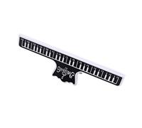 OFFSCH 2 Pezzi Supporto Per Note Di Pianoforte Morsetto Per Spartiti Musicali in Plastica Fermaglio Per Pagine Di Libri Musicali Scanalature Lisce