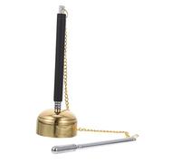 OFFSCH 2 Pz campanello telescopico rituals the ritual Decorazione vibe strenne utensile rituale buddista strumento di Buddha arredamento accessorio buddista rintocco del tempio ottone