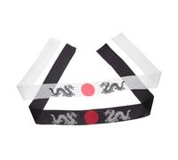 OFFSCH 2 Pz Foulard giapponese con per Copricapo da chef di sushi bushido hachimaki pon pon cheerleader bandane per uomo vestito fasce decorative per karate fornitura chef