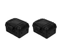 OFFSCH 2 Pz piccola scatola contenitore di archiviazione hardware Borsa degli attrezzi Accessori kit contenitori per attrezzi gestire la custodia degli attrezzi spugna Black