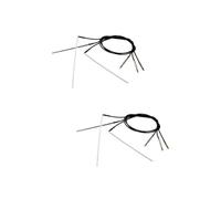 OFFSCH 2 Set Di Accessori Per Chitarre Acustiche Con Corde in Acciaio Strumento Musicale Set Di Pickup Ponti E 3 Pezzi*2