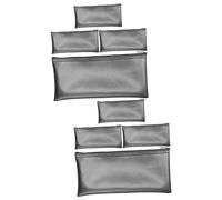 OFFSCH 2 Set Di Borse Per Il Trasporto Del Microfono Con Cerniera Adatte Per Microfoni Organizer Portatile 4 Pezzi * 2