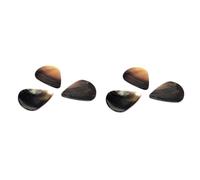 OFFSCH 2 Set Di Plettri Per Chitarra in Vera Conchiglia Per Plettri Acustici Plettri Antigraffio Per Ukulele 3 Pezzi * 2