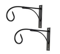 OFFSCH 2 Set Supporti da Parete in per Piante Ganci Portavasi e Mangiatoie per Uccelli Staffe Decorative Europeo per ed Esterni capacità Elevata