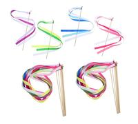 OFFSCH 20 Pezzi Bacchette con Nastrini e Campanelli per Matrimonio Bacchette da Colorate per Festa Nuziale e Addio Agli Sposi Decorazioni Festive Pronte all Uso per Foto e Celebrazioni