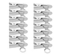 OFFSCH 20 Pezzi Clip Microfono Lavalier in Ferro Morsetti per Microfono con Flessibile Resistenti e Leggeri per Cravatte Giacche e Registrazioni Audio Professionali