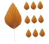 OFFSCH 20 Pezzi Decorazioni per Torte con Ventaglio Foglia di Palma Topper per Cupcake Accessori per Feste di Compleanno Matrimoni e Anniversari Decorazioni da Te per