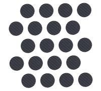 OFFSCH 20pezzi Impugnature Antiscivolo Gomma Per Plettri Musicali Adesive e Facili Da Installare Nero