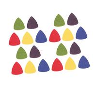 OFFSCH 20pezzi Plettri Feltro Per Chitarra e Ukulele Accessori Professionali Colorati Facili Da Impugnare Per Strumenti Corda