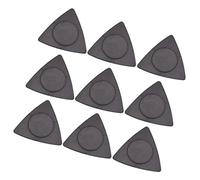 OFFSCH 20pezzi Plettri Per Chitarra Triangolari in Abs Nero Plettro Antiscivolo Per Chitarra Acustica Accessori Musicali Professionali Con Impugnatura Comfort