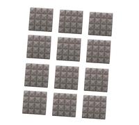 OFFSCH 22pezzi Pannelli Fonoassorbenti Grigi Isolamento Acustico Per Studi Di Registrazione Pannelli Insonorizzanti Per Pareti e Soffitti Per Home Theater e Prove
