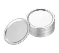 OFFSCH 24 Pezzi Tappi Barattolo Ermetici in Metallo Resistente Temperature per Accessori Cucina e Conservazione Sicura