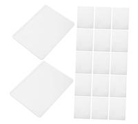 OFFSCH 25 Pezzi Badge PVC Custodia Protettore Identità e Biglietti da Visita Supporto Rigido per Ufficio Scuola e Fiere Protettore Badge Id Versatile