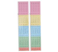 OFFSCH 2pezzi Adesivi Scale Guzheng Per Principianti Note Musicali Ottimizza Apprendimento e La Pratica Per Ragazza Ragazza Strumento Didattico