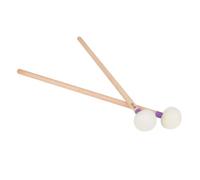 OFFSCH 2pezzi Bacchette Per Batteria Professionali Feltro Con Manico Legno Per Strumenti Percussione Accessorio Versatile Per Musicisti e Principianti Suono Morbido e Uniforme Alta