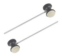 OFFSCH 2pezzi Battenti Per Pedale Batteria Acciaio Inossidabile Con Testa Feltro Accessori Professionali Per Kit Batteria Durevoli e Affidabili Per Suono