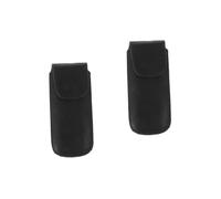 OFFSCH 2pezzi Borsa Protettiva Per Armonica Dieci Custodia Pelle Sintetica Pratica Per Viaggi e Nera