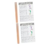 OFFSCH 2pezzi Chord Chart Per Clarinetto Guida Pratica Per Principianti e Musicisti Poster Di Riferimento Chord Per Esercizi e Studio Del Clarinetto