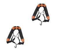 OFFSCH 2pezzi Cinghia Per Saxofono Con Spallacci Imbottiti Supporto Per Strumenti Musicali Nero