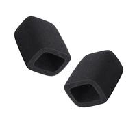 OFFSCH 2pezzi Coprimicrofono in Schiuma Protezioni Per Microfono Design Quadrato Copri Microfono Rumore Del Vento e Polvere