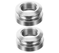 OFFSCH 2pezzi Guitar Endpin Button Cap Per Chitarra Acustica Adattatore Pickup Con Filettatura Facile Installazione e Compatibilità Con Cinghie Per Strumenti Musicali