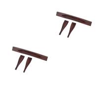 OFFSCH 2pezzi Ponte Archtop Per Chitarra e Basso Palissandro Con Sella Lavorata Per Armoniche Design Elegante e Funzionale Per Musicisti