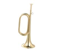 OFFSCH 2pezzi Strumento Musicale Bugle Leggero e Portatile Suono Naturale Per Scuole e Orchestra Per Principianti e Collezionisti