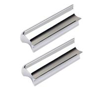 OFFSCH 2pezzi Tubi Per Chitarra Slide Acciaio Inossidabile Cromato Per Eccellente Sostenibilità e Suono Brillante