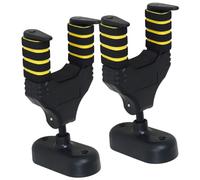 OFFSCH 2sets Ganci Per Chitarra Muro Con Base Supporto Per Chitarre Elettriche e Ukulele Design Salvaspazio e Resistente Con Protezione Per Strumenti Musicali