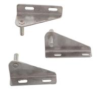 OFFSCH 3 pezzi Cerniera in Acciaio Inossidabile per Congelatori Commerciali e Residenziali Kit Riparazione per Porte Doppi Movimento Fluido e Sicuro Accessori per Frigoriferi e Freezer