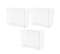 OFFSCH 3 Pezzi Deposito Tovagliolo Distributore Di Fazzoletti Di Carta Organizzatore Di Tovaglioli Porta Tovaglioli Di Carta Porta Del Tessuto Desktop Transparent