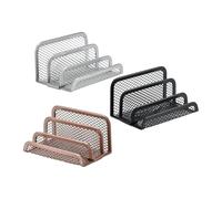 OFFSCH 3 Pezzi Portalettere da Scrivania in Metallo Organizer Posta e Documenti con Scomparti Supporto Lettere in Rete Resistente per Casa e Ufficio Organizer Mail Contatore Facile da