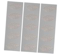 OFFSCH 3 Pezzi Stampi in Silicone Forma Foglia per Fondente Resistenti al Calore per Decorazioni Torte Cioccolato Gelatina e Caramelle per Creatività in Cucina