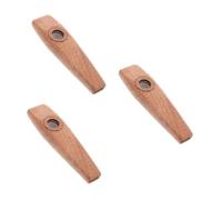 OFFSCH 3 Pz Kazoo strumento musicale a bocca strumento musicale per principianti strumento musicale bambini Strumento musicale divertente compagno di chitarra strumento orff di legno