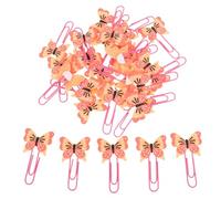OFFSCH 30 Pezzi Di Fermagli Decorativi Per Carta Segnalibro Clip A Forma Di Farfalla Fermagli Per Appunti Articoli Per Ufficio