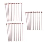 OFFSCH 30pezzi Bacchette Di Legno Per Strumenti Musicali Mallets Per Percussione Per Marimba e Xilofono Strumenti Per Pratica Professionale e Principianti Manico Lungo Legno Naturale