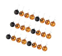 OFFSCH 36 Pezzi Decorazioni da Appendere Halloween in Plastica Colorata Palline Addobbi Interni ed Esterni Spaventosi per Festa Tema