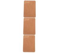 OFFSCH 3pezzi Cowhide Anti-skid Mat for Musical Instruments Wear-resistant Pipa Pad Fit for Erhu Guitar and More Lightweight and Beginners Musicians