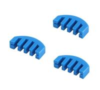 OFFSCH 3pezzi Mute Per Violino Gomma Blu Sordina Pratica Per Controllo Volume Rumore e Protegge Gli Strumenti Accessorio Per Violino Facile Da Installare