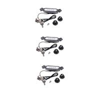 OFFSCH 3pezzi Pickup Elettrico Per Chitarra Acustica Corde Con Controllo Di Volume e Tono Design Pre-cablato Compatibile Con Chitarre Folk e Elettriche Nero
