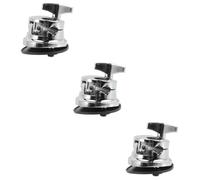 OFFSCH 3pezzi Zinc Alloy Tom Drum Leg Base Base Lega Per Batteria Tom Accessori Strumenti Musicali Compatti e Pratici Design Durevole e Leggero Per Musicisti e Insegnanti Di Percussione