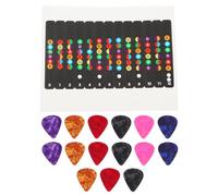 OFFSCH 3sets Adesivi Per Tastiera Chitarra e Plettri Colorati Pratici Per Principianti Con Note Della Scala Accessori Utile Per Apprendimento Chitarra