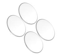 OFFSCH 4 Pezzi Pelle Ricambio Batteria Jazz Percussion Tappeto Batteria Consistenza Leggero Facile Installare Sensazione Utilizzo