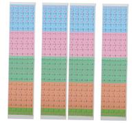 OFFSCH 4 Pz Adesivi in scala Guzheng Adesivo Pratica Guzheng Decalcomanie Di Note Musicali Imparare L'autoadesivo Di Guzheng Adesivi Con Note Musicali Colorful Etichetta