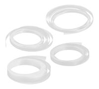 OFFSCH 4 Rotoli di Copri Aste per Occhiali in Plastico Trasparente Manicotti Termorestringenti Antiscivolo per Comfort e Protezione delle Gambe degli Occhiali